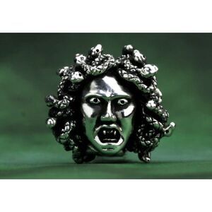 Ohm Bead “Protectress” Charm Sterling‎ Silver Limited Edition Medusa Greek Myth